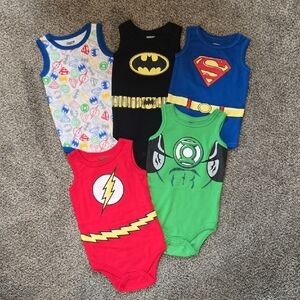 Superhero Baby Onesies Set